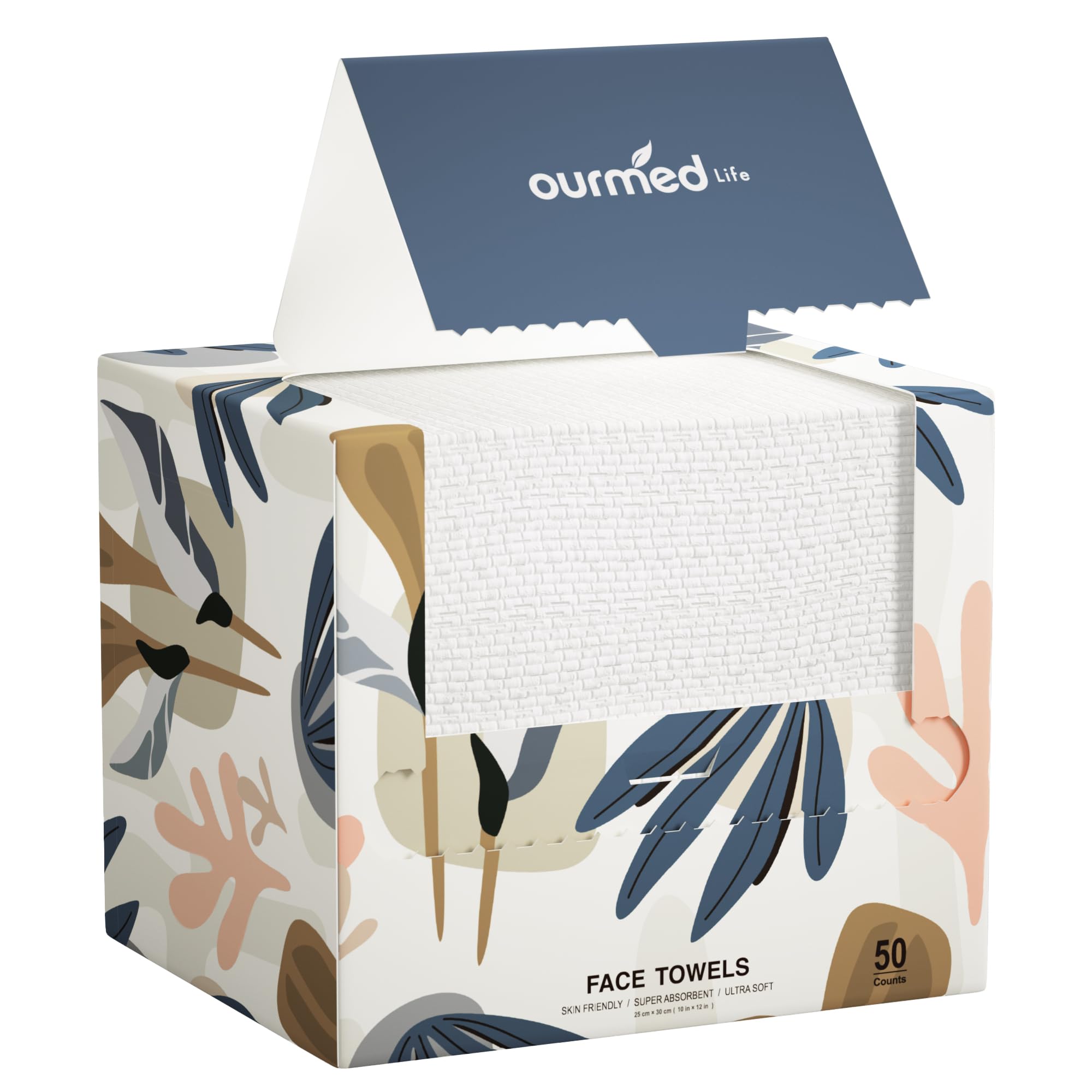 Amazon.com: Ourmed Life Face Towels, Disposable Biodegradable
